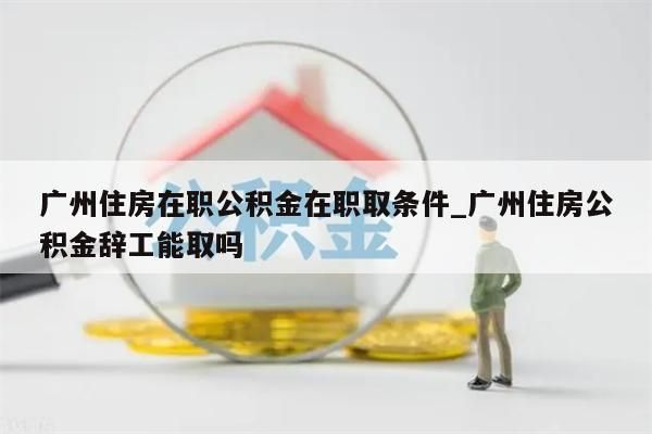 广州住房在职公积金在职取条件_广州住房公积金辞工能取吗